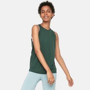 Outdoor Voices Merino Wool High-Neck Tank